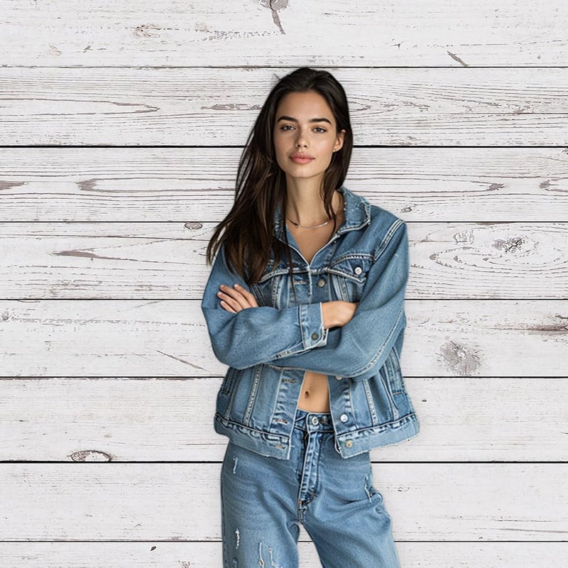 Kate 10x10ft White Wood Wall Shiplap Backdrop Vintage Wooden Wall Portrait Background Photo Fabric Studio Props - Image 2